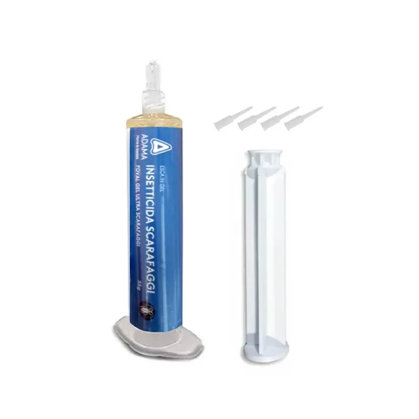 FOVAL GEL SCARAFAGGI - Siringa Da 5g (100 Gocce) - Insetticida Pronto All'Uso Per Blatte - Efficace Fino A 3 Mesi